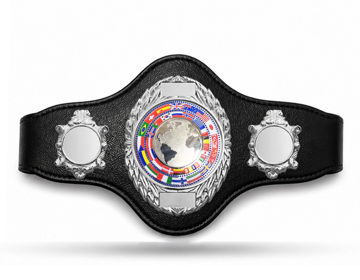 PLT286 SILVER MULTI SPORT CHAMPIONSHIP BELT ** 4 STRAP COLOURS ** CHOICE OF CENTRE & SIDE PLATE DESIGNS